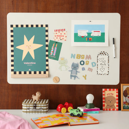 Magnettafel ECKIG S & M inkl. Magneten