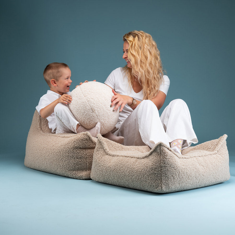 Kindersitzsack - Ottomans Square - Teddy | Kinderzimmer-Möbel