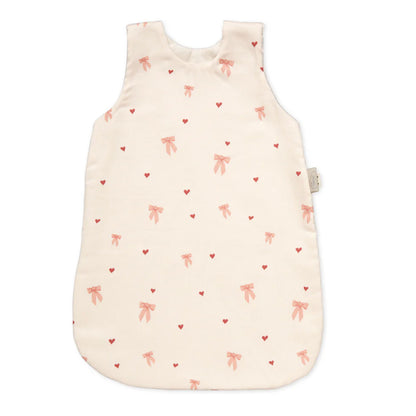Puppenaccessoire Schlafsack mit Herzen und Schleifen von Cam Cam Copenhagen