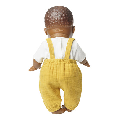 Puppen-Latzhose mit T-Shirt (2-teilig), Gr. 35-45 cm