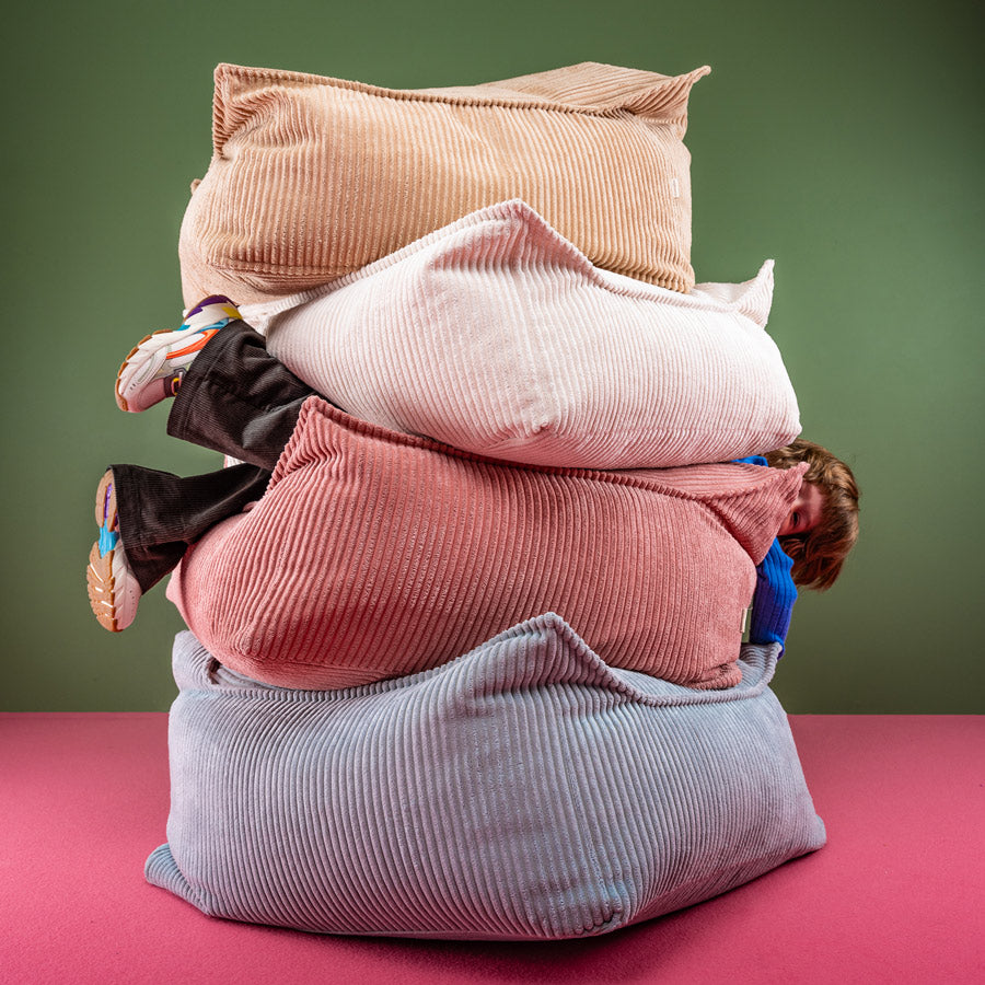 Kindersitzsack - Ottomans Square - Cord | Kindermöbel